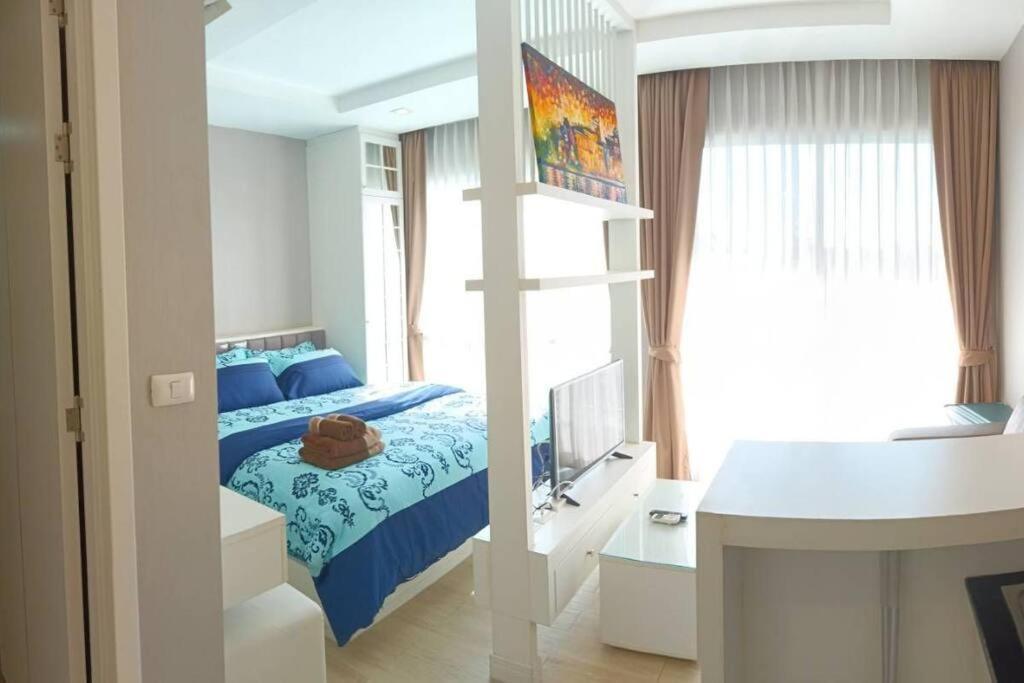 Fluffy Bed And Seaview @Bangsaen Apartment Bagian luar foto