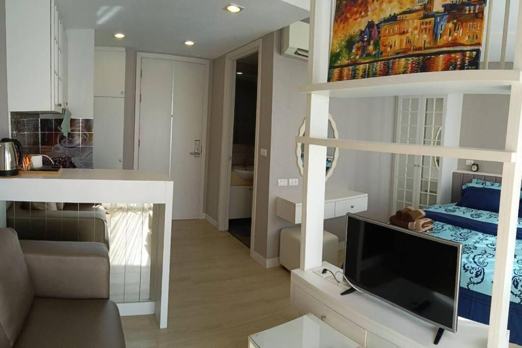 Fluffy Bed And Seaview @Bangsaen Apartment Bagian luar foto